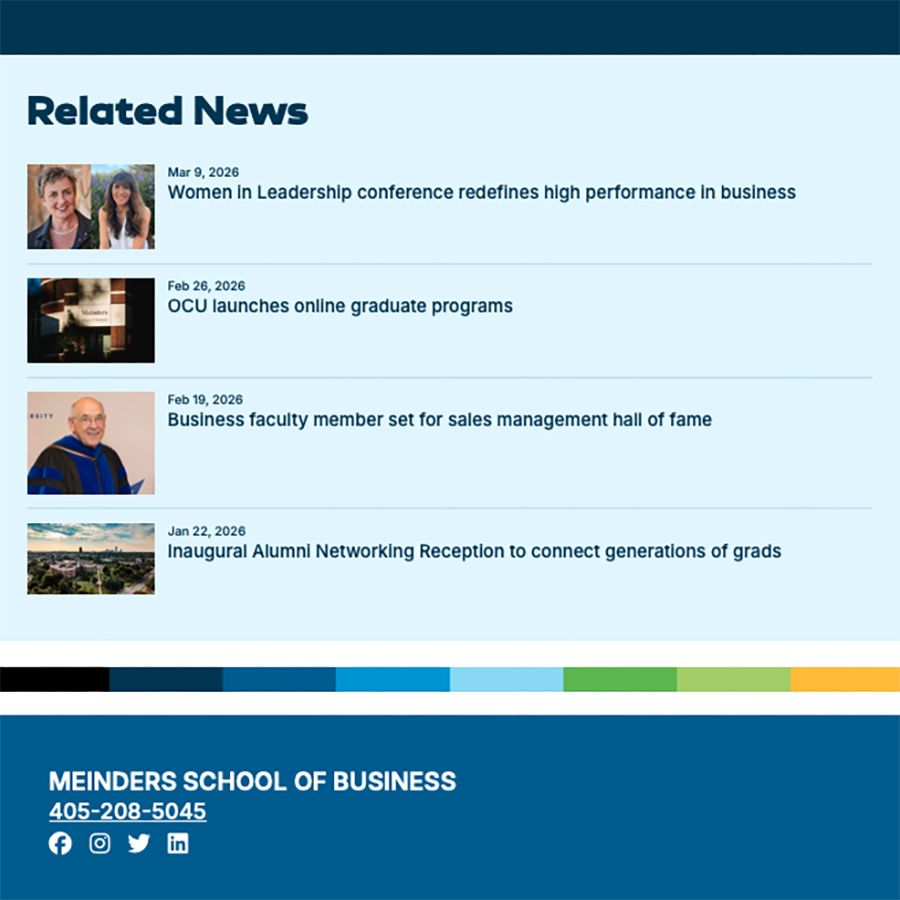 Meinders School of Business at OCU tweet media