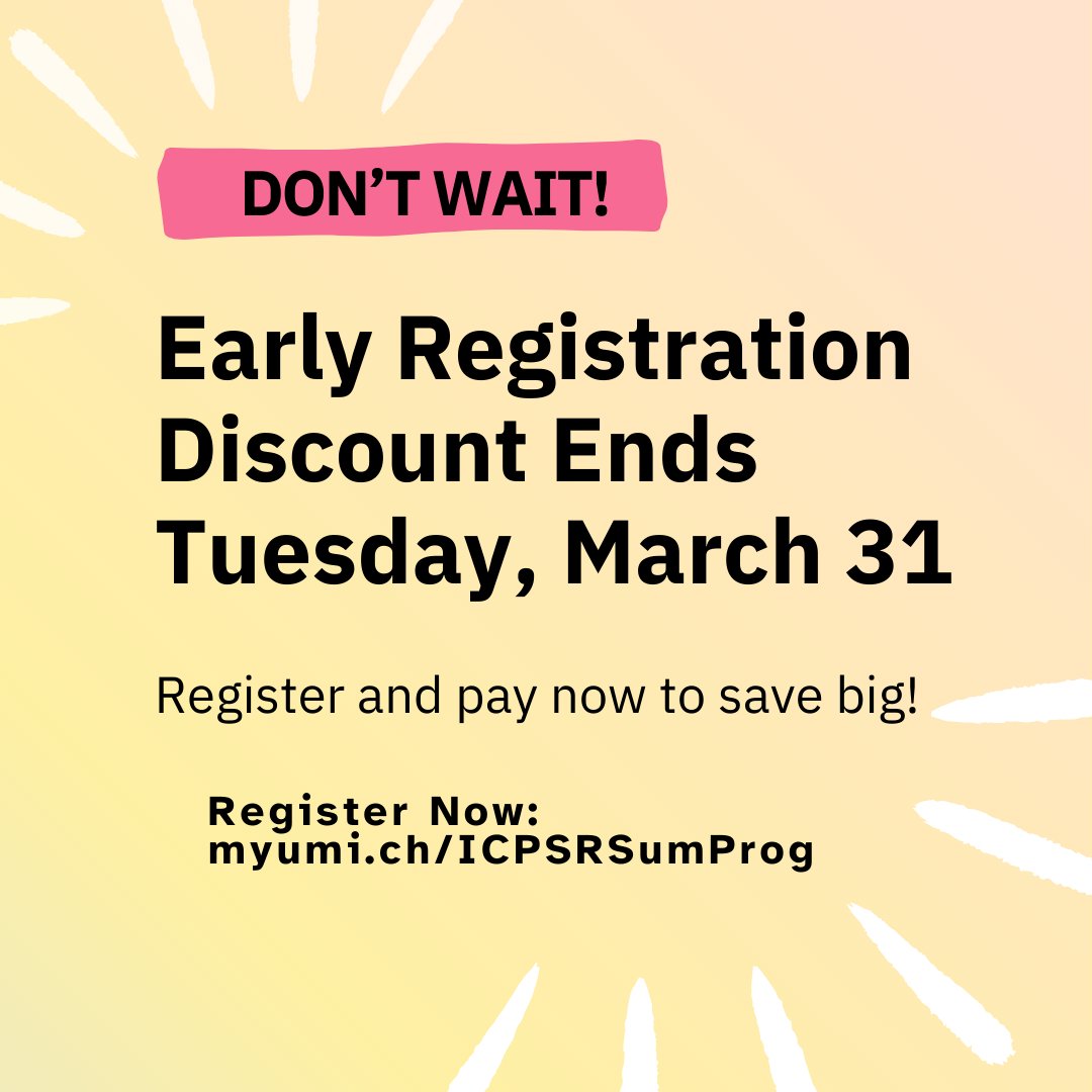 ICPSR Summer Program tweet media