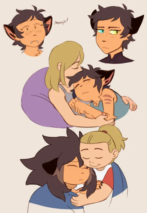 rewatched she-ra! i ended up really liking catra. to no one's surprise #catradora