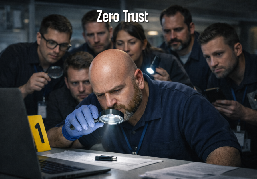 UVSTechnology's tweet photo. Zero Trust is built on a simple principle: never assume trust, always verify.

By validating users, devices, and activity continuously, organizations reduce the risk of unauthorized access moving through their systems.

#CyberSecurity #ZeroTrust #ITSecurity #ManagedServices https://t.co/sLDZLDyaUp