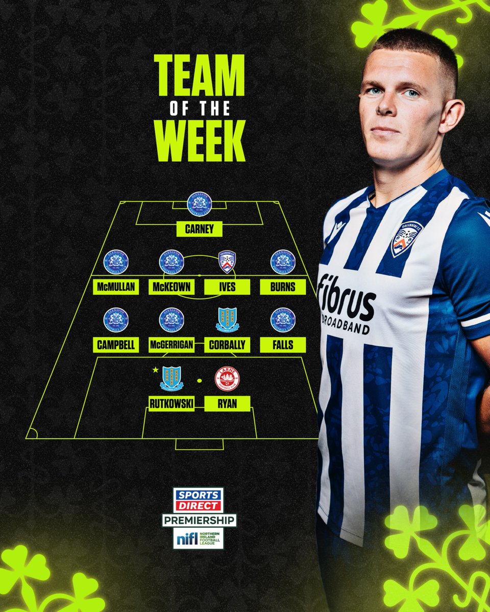 #SportsDirectPrem Team of the Week!

Standout performers!🔥

Based on NIFL Fantasy Football ratings📋