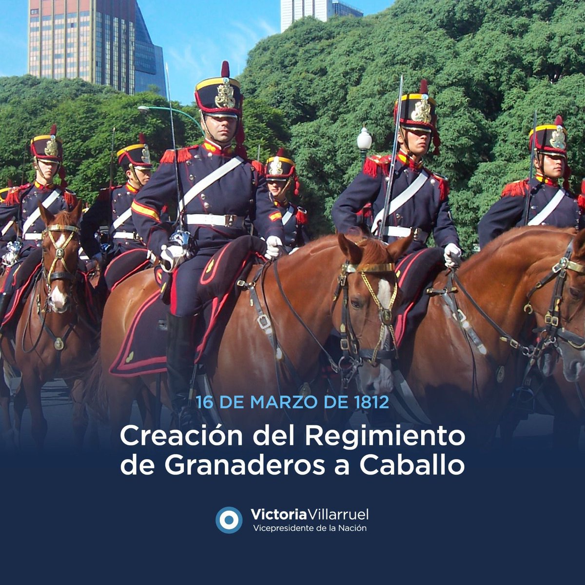 El 16 de marzo de 1812 marca una fecha fundamental en nuestra historia, el nacimiento del Regimiento de Granaderos a Caballo, organizado por el General José de San Martín con el propósito de formar una fuerza ejemplar al servicio de la independencia.

San Martín sabía que la