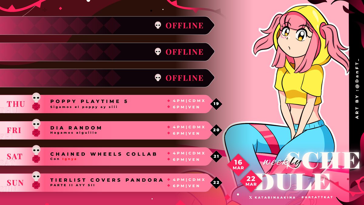 Katarina Akina 💀🌹 LeFOLK | PANDORA tweet media