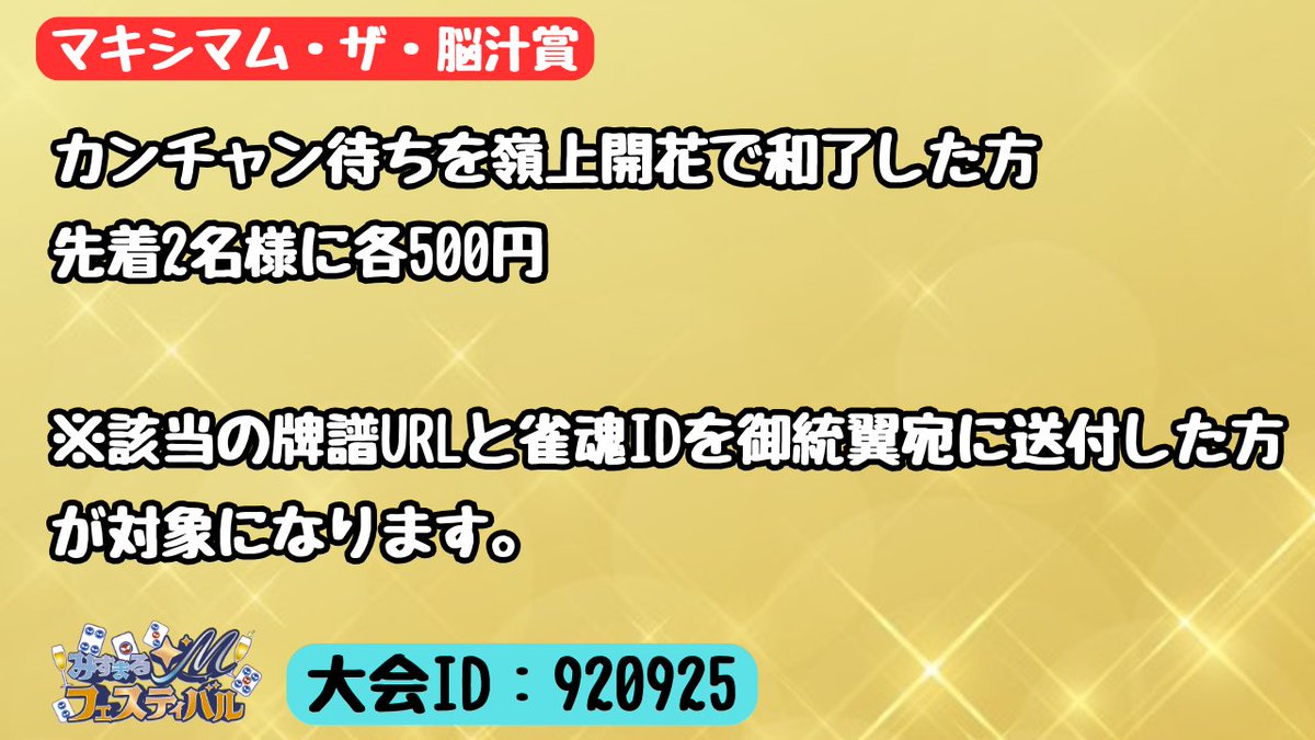 みすまるフェスティバルの賞を追加します！ ご確認お願いします