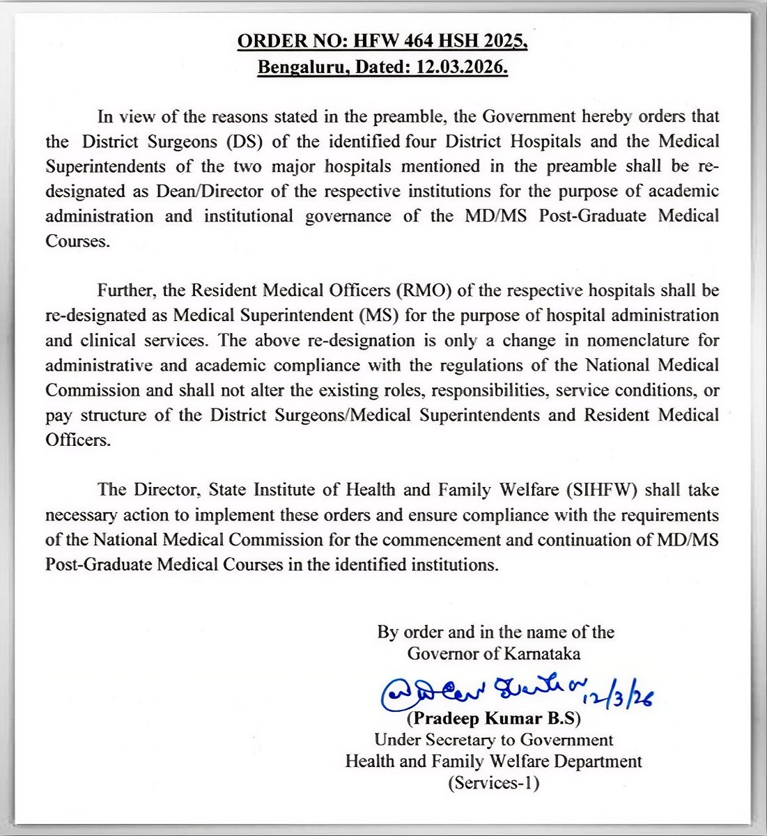 Karnataka Health Department tweet media