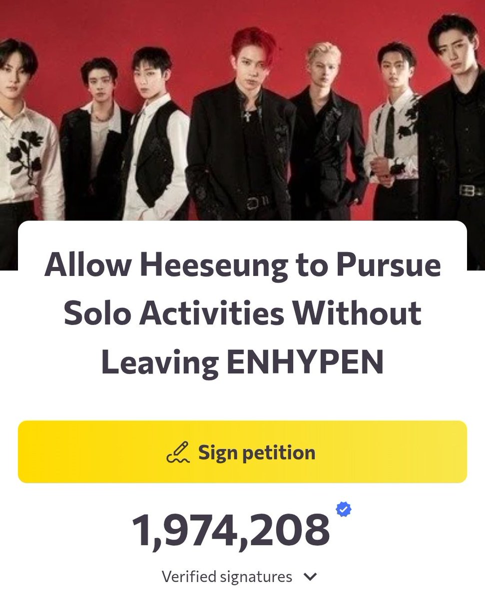 ENGENEs, i thought we are not giving up? where is everyone? i've barely seen the tags in my feed. I hope we are not forgetting what we are fighting here. 

Let's keep spreading the tags, and keep encouraging your feed to sign the petition. Let's achieve 2 Million next.

🔗: