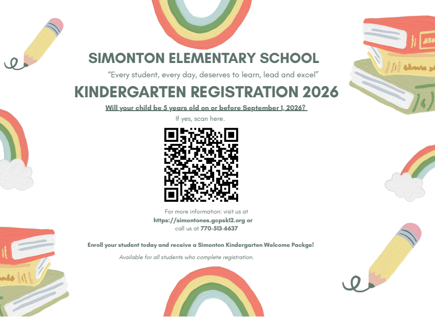 SimontonPride's tweet photo. Kindergarten Registration opens today! https://t.co/jbA5wsNuyN