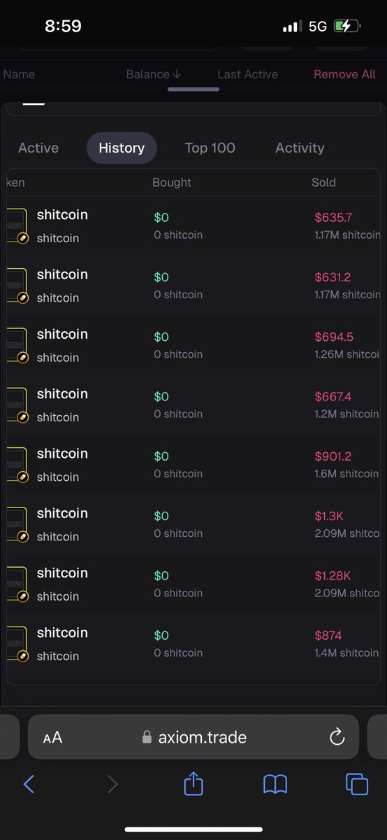 I’m just confused this account just full clipped $shitcoin and without one buy just straight profit bled the whole chart back to 500k I believe  they have more as well this space is cooked restarted and fucked really sick of this space
6nSpmmxWYE7MyhaNFt2wM2E7GkskpQ2pdNbNzi7cfvzB