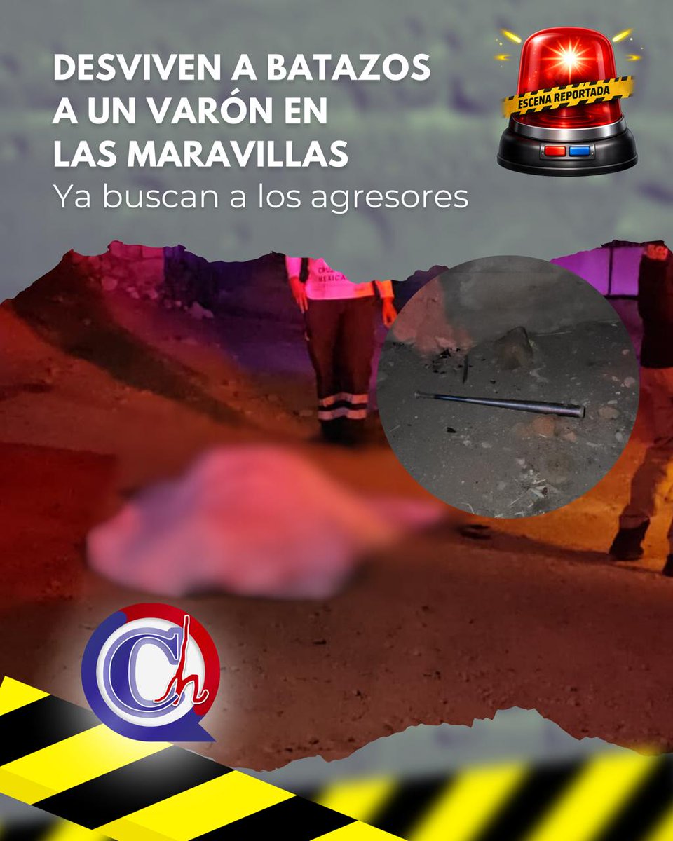 Según testigos, al menos dos sujetos participaron en una agresión en la que golpearon a la víctima en distintas partes del cuerpo, incluida la región craneal. contactohoy.com.mx/10fr