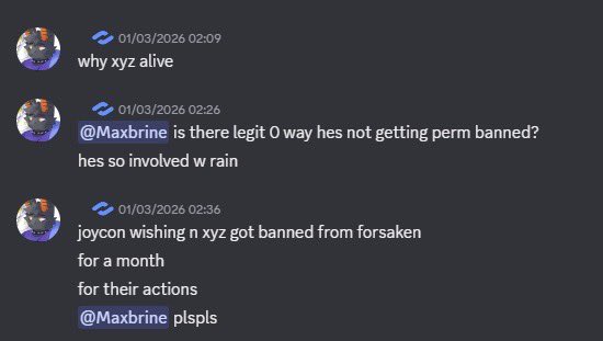EternationIsFun's tweet photo. Oh one more thing, forsaken developer giving death threat to my friend (xyz) https://t.co/XhCcsNTQWk