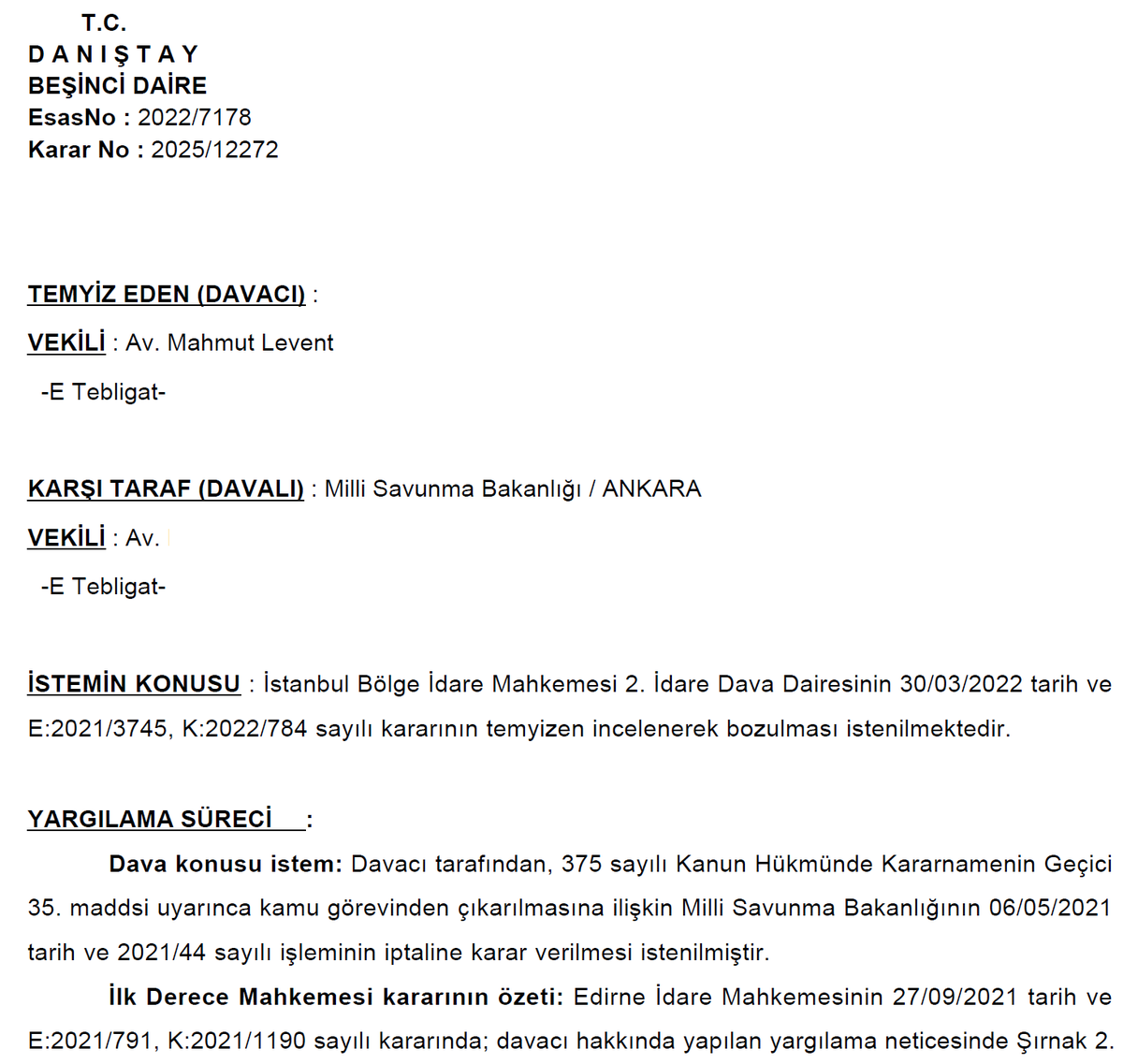 Av. Mahmut LEVENT tweet media