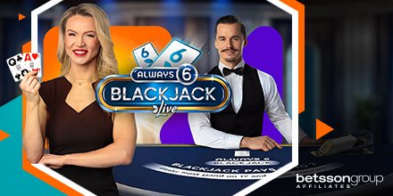 BetssonGroupAff's tweet image. 🃏 Always 6 Blackjack! 🃏

Dealer’s first card is always a 6—more control, more wins!🎯

High-frequency main game + Lucky Ladies 200:1 side bet.

💥Play smart, win big!

#Blackjack #CasinoGames #LiveBlackjack  #Evolution #BGA #Betssongroup