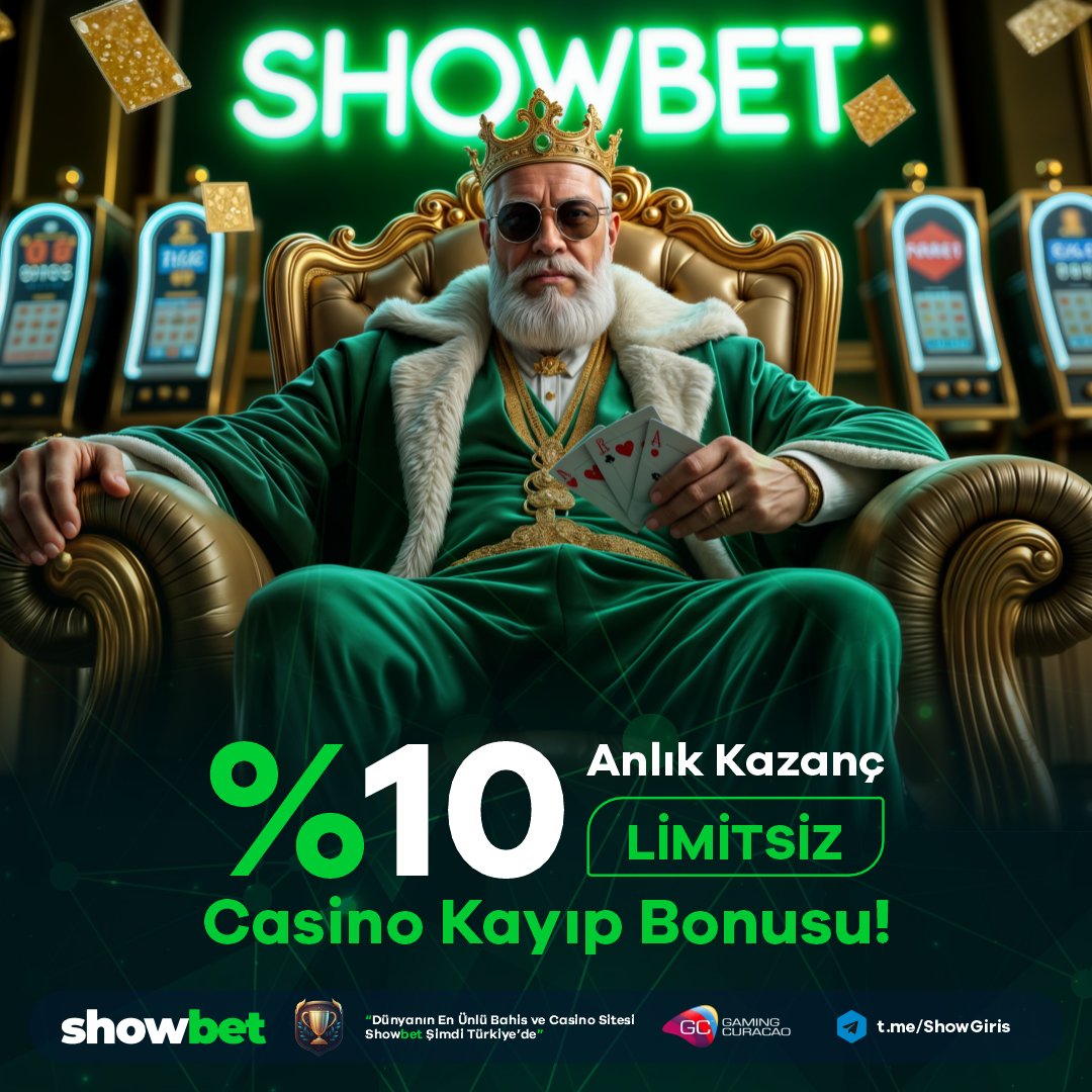 ShowBet Olası Kayıplarınızda Yanınızda 

%10 Anlık Casino Kayıp Bonusu İle 

⏳Kayıplar Tarih Oluyor 

✅Kazanç Limitsiz  KAT KURALSIZ!

t.ly/ShowbetGirisYap