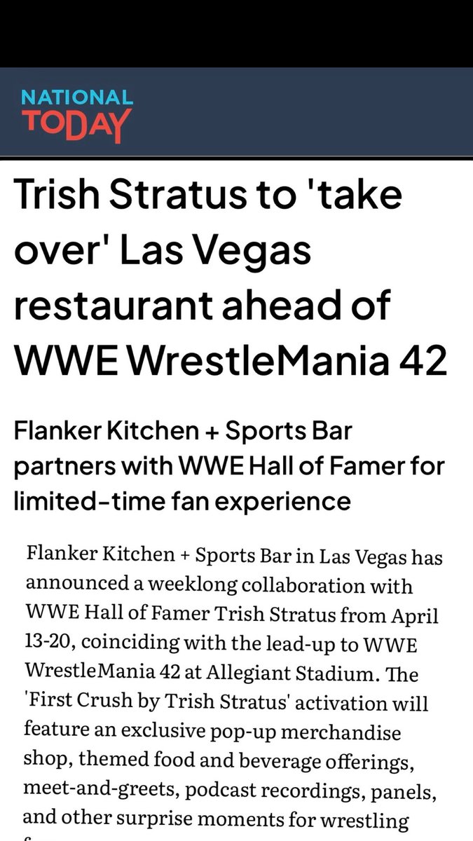 Trish Stratus tweet media