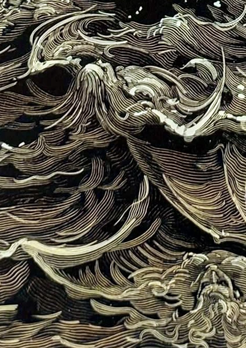 Ilustración de Gustave Doré para la “Balada del viejo marinero” de Samuel Taylor Coleridge, siglo XIX #arte #poema #poesia #curiosidades #felizlunes #16ma