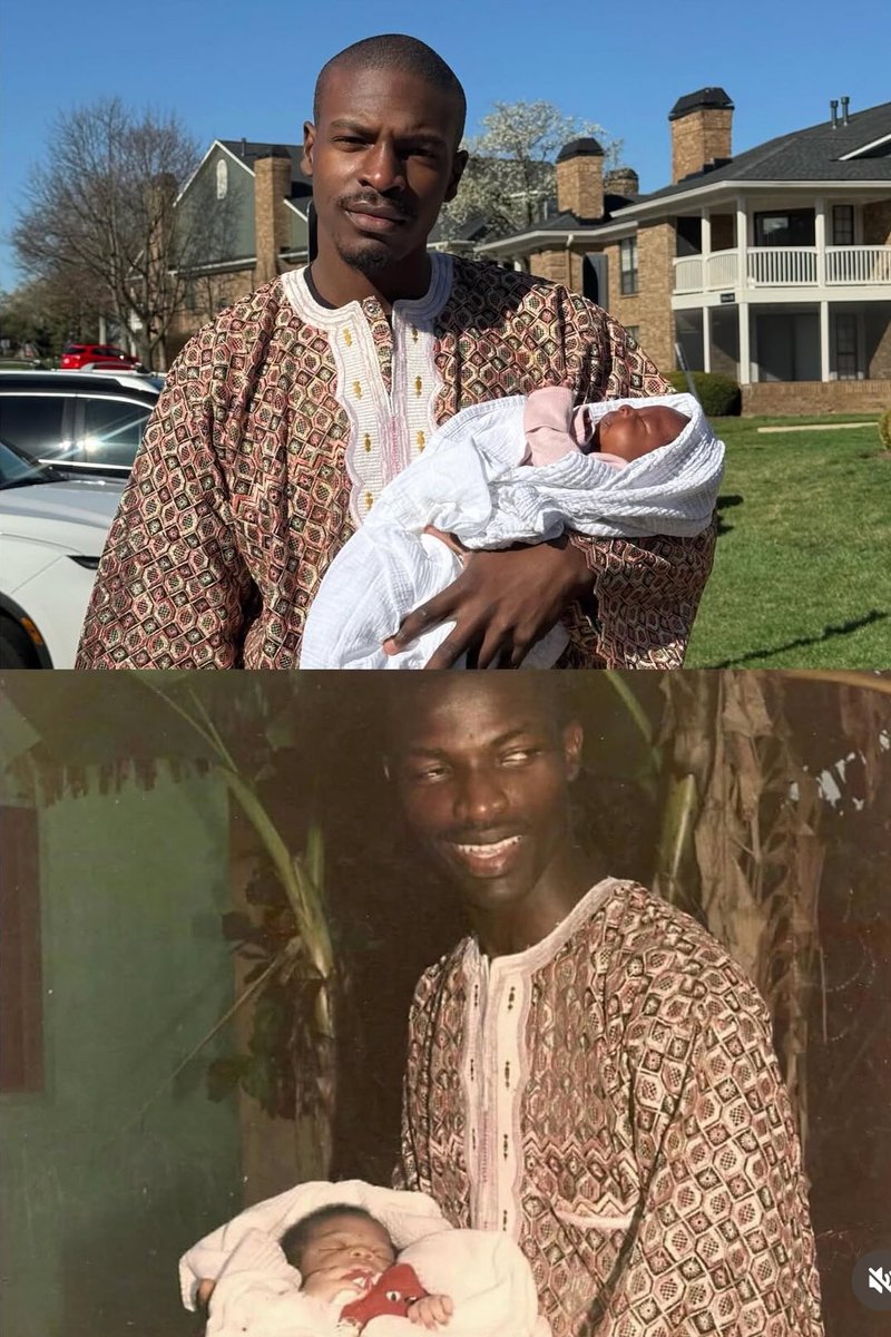 peace_igho's tweet photo. He recreated with his son. ❤️ https://t.co/l9DROeWgxd