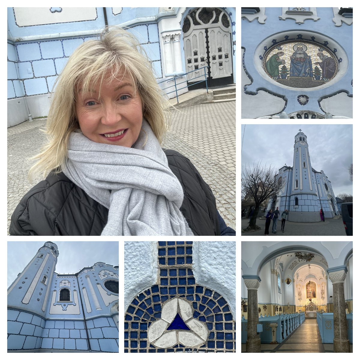 DeirdreGiblin1's tweet image. At the Blue Church #Bratislava #100daysofwalking 🚶‍♀️⛪️😊