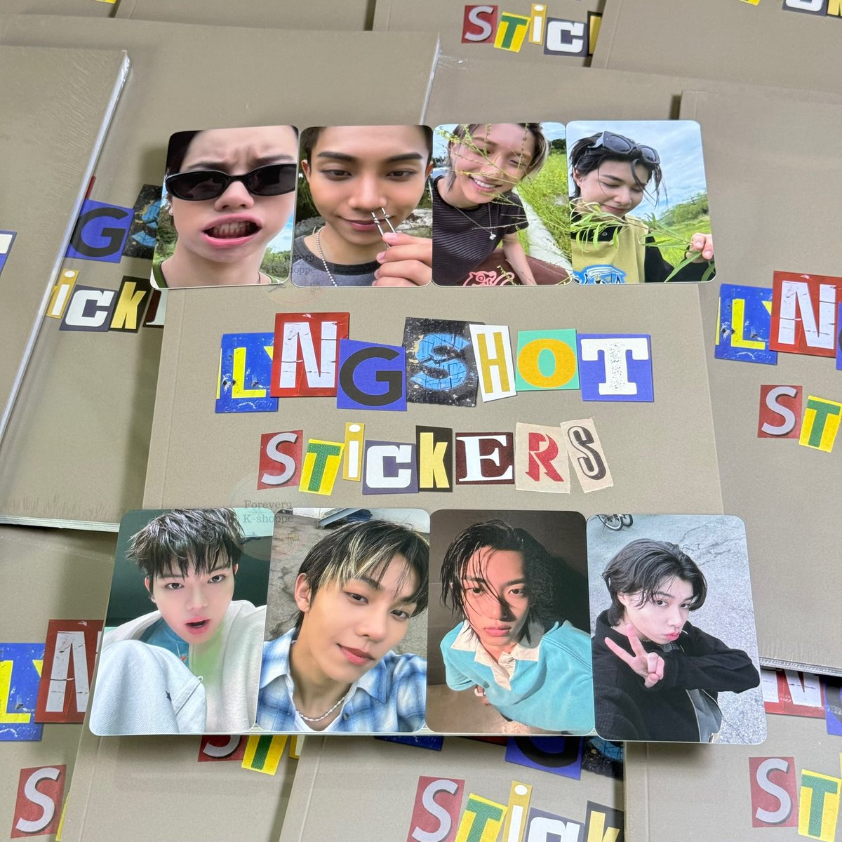 LNGSHOT STICKERS PHOTOBOOK PHOTOCARD