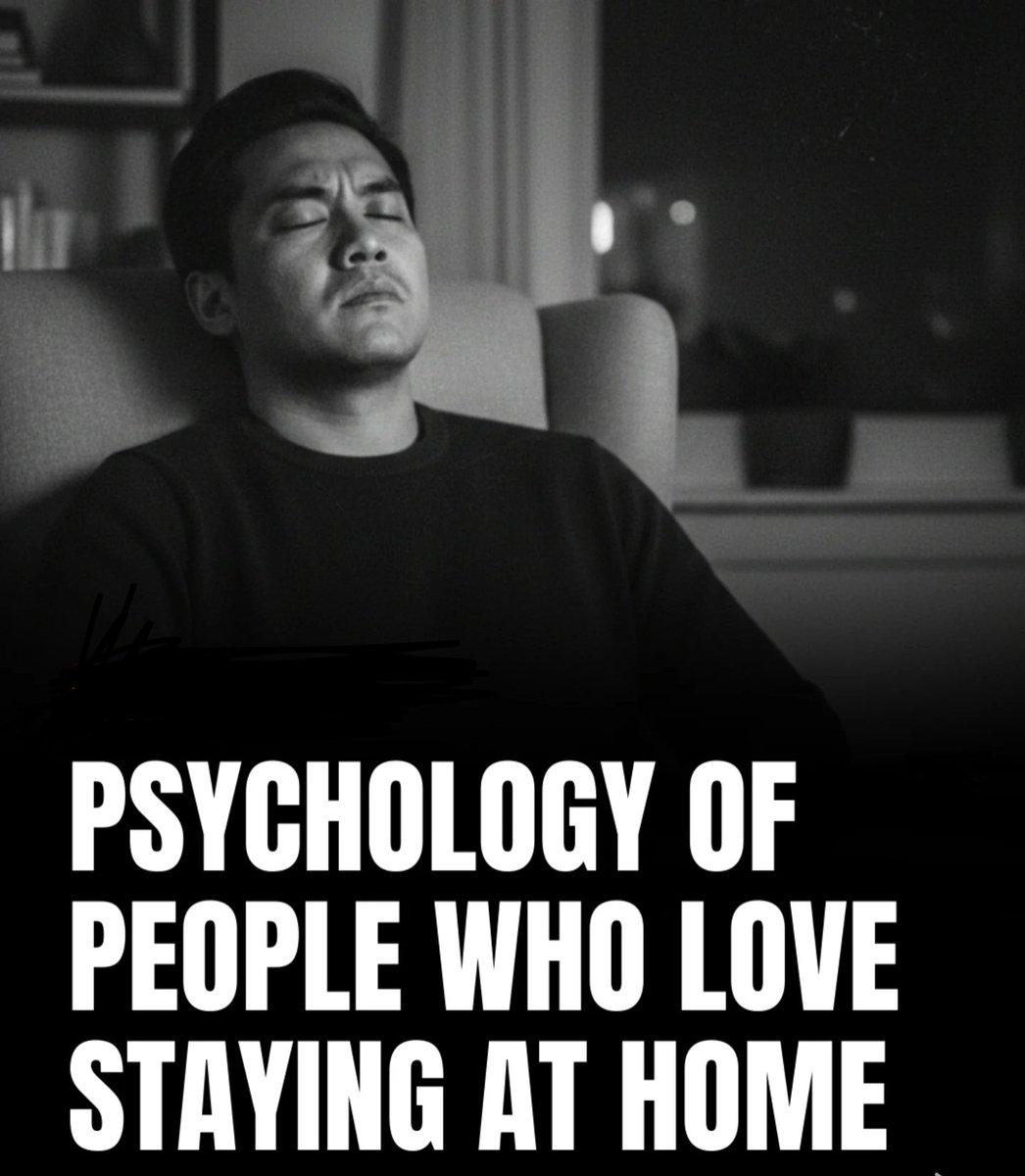 PSYCHOLOGY OF PEOPLE WHO LOVE STAYING AT HOME

// Thread //