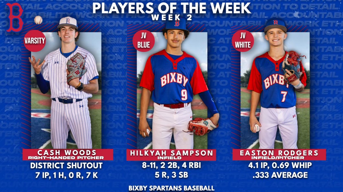 Bixby Spartans Baseball tweet media