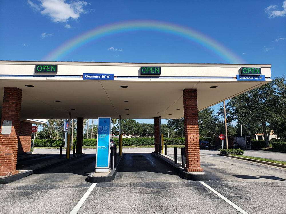 Whether it’s guiding customers to your drive-thru, lighting the way to your entrance, or making sure your message stands out, our LED signs are pure gold at the end of the rainbow!