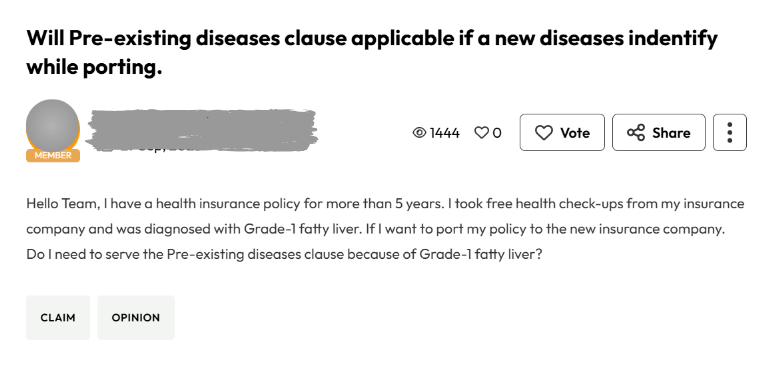 BeshakIN's tweet image. Disease detected after buying health insurance.

Now, trying to port.
Will this be considered a pre-existing disease?
Will the waiting period apply again?

Question received on our Forum

Let’s break it down. 🧵

#healthinsurance #insuranceindia #forum #insuranceclause