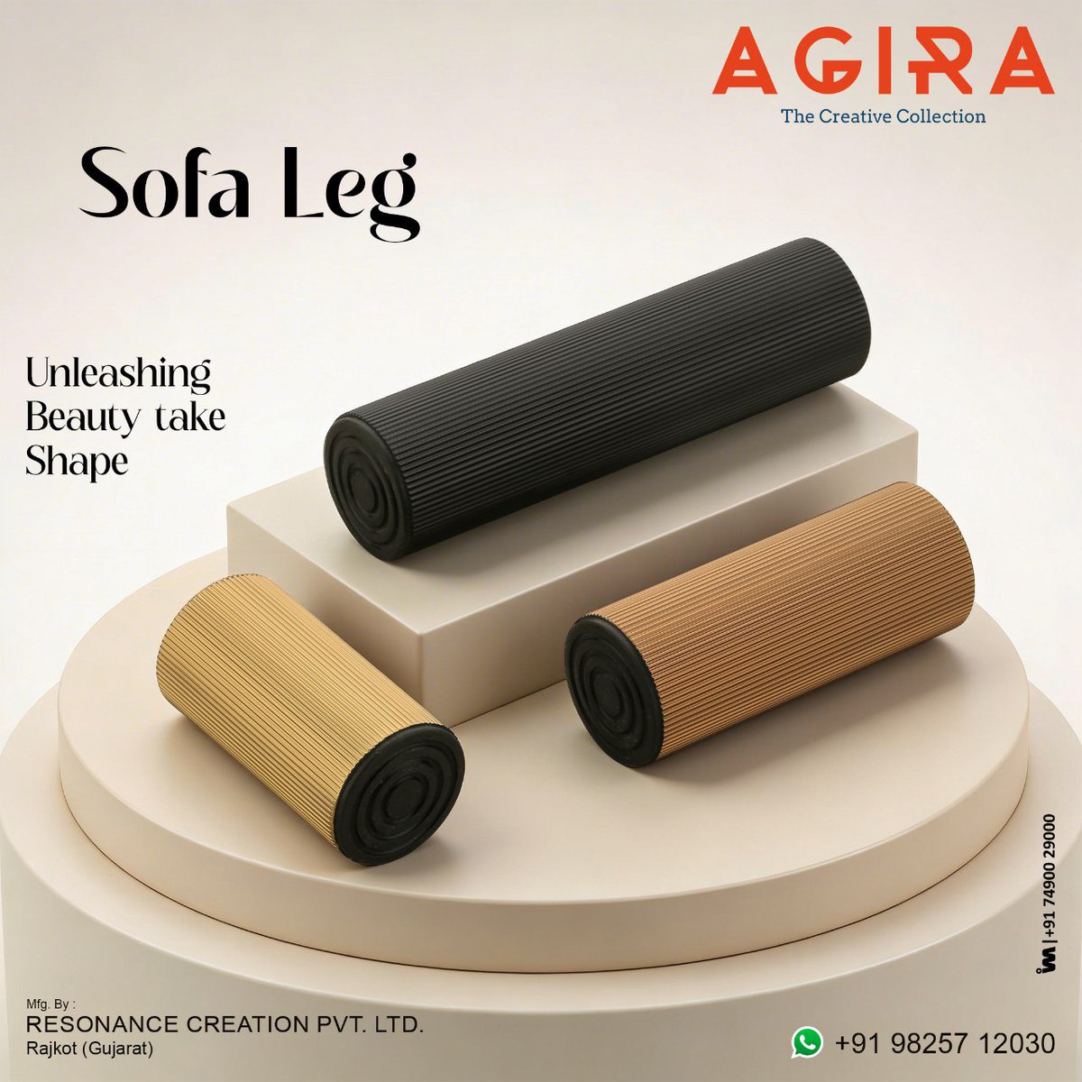 ibais_hardware's tweet image. RESONANCE CREATION PVT. LTD. - RAJKOT

For enquiry via WhatsApp click:
ibais.biz/09825712030

Customer Care - +91 98257 12030
#sofaleg #sofadesign #sofalegdesign #hardwarefitting #hardwareaccessories #architecturalhardware
.
@ibais_hardware