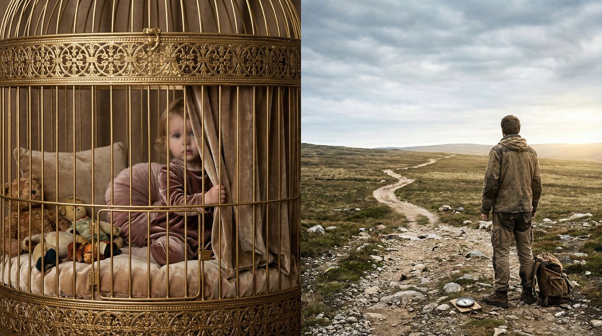 ليس كل ماضٍ جميل يؤدي لحاضر مشرق! أحياناً، رغد العيش الزائد في الطفولة قد يصنع عالة على المجتمع. المهم هو المعنى الذي تمنحه لتجاربك.

<a href="/salrashed/">صلاح صالح الراشد</a> 
#خذها_قاعدة 
الموسم 12
الحلقة 27