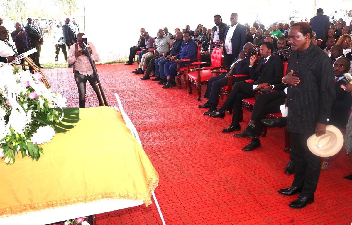 skmusyoka's tweet photo. Today we joined family, friends, and leaders in paying our final respects during the burial service of Mama Lucia Wangui Thang’wa, beloved mother to Karungo wa Thang’wa.

Mama Lucia raised a son of courage and conviction, a leader who today stands in the Senate not only to speak for the people of Kiambu, but to champion the voice of the entire nation. That is the powerful legacy she leaves behind. A mother’s greatest testimony is the character and service of her children, and through Senator Karungo, her values will continue to shape our country.

Together with my fellow United Alternative co principals H.E Rigathi Gachagua and Hon. Eugene Wamalwa, alongside many other leaders, we stood with the Thang’wa family and the people of Kiambu during this moment of grief and remembrance.

As the family walks through this difficult season, we draw comfort from 2 Timothy 4:7:
“I have fought the good fight, I have finished the race, I have kept the faith.”

May Mama Lucia’s soul rest in eternal peace, and may God grant strength and comfort to her family and all who mourn her.