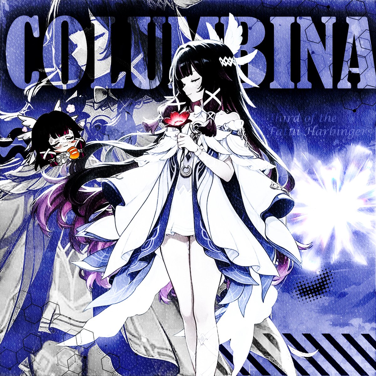 lauch1k's tweet photo. columbina from genshin impact #columbina #moonmaiden #nodkrai #genshinimpact https://t.co/XUC6zRb8GP