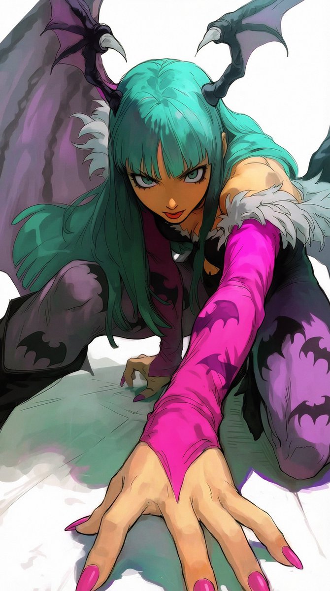 Don’t get too close to Morrigan Aensland.
She might scratch you.
#Darkstalkers #CAPCOM