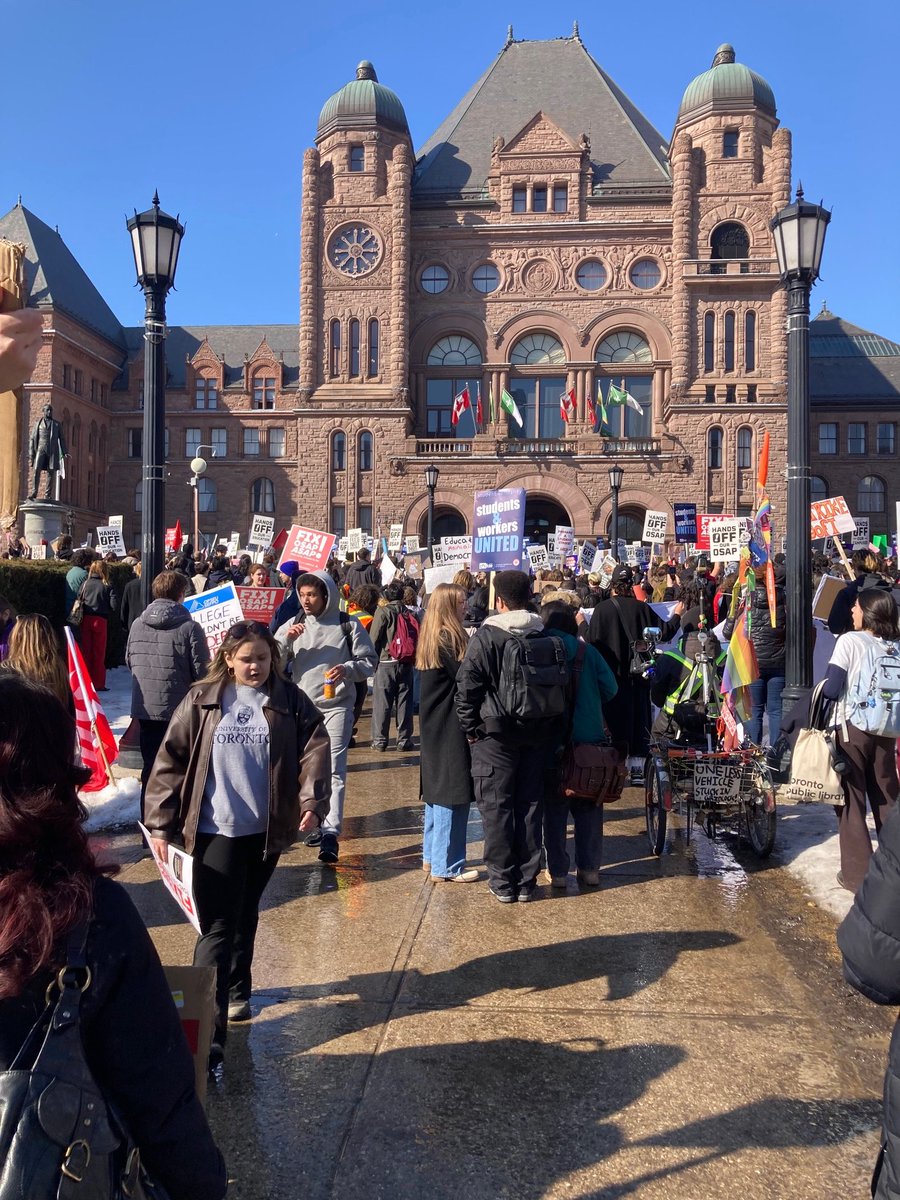 Osap Rally Students Rally at Queen’s Park Over OSAP Changes https://t.co/qPZCYDxUkv