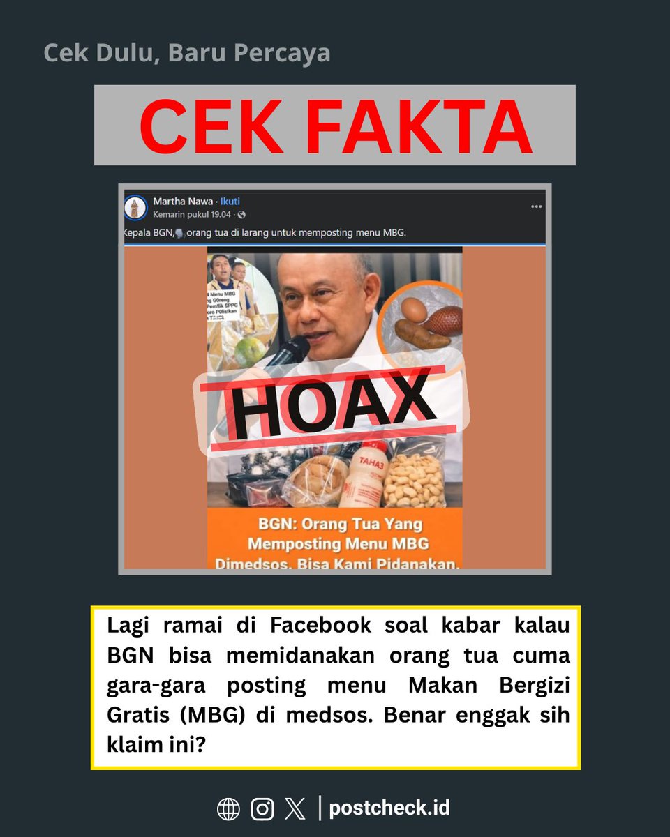 Postcheck.id tweet media