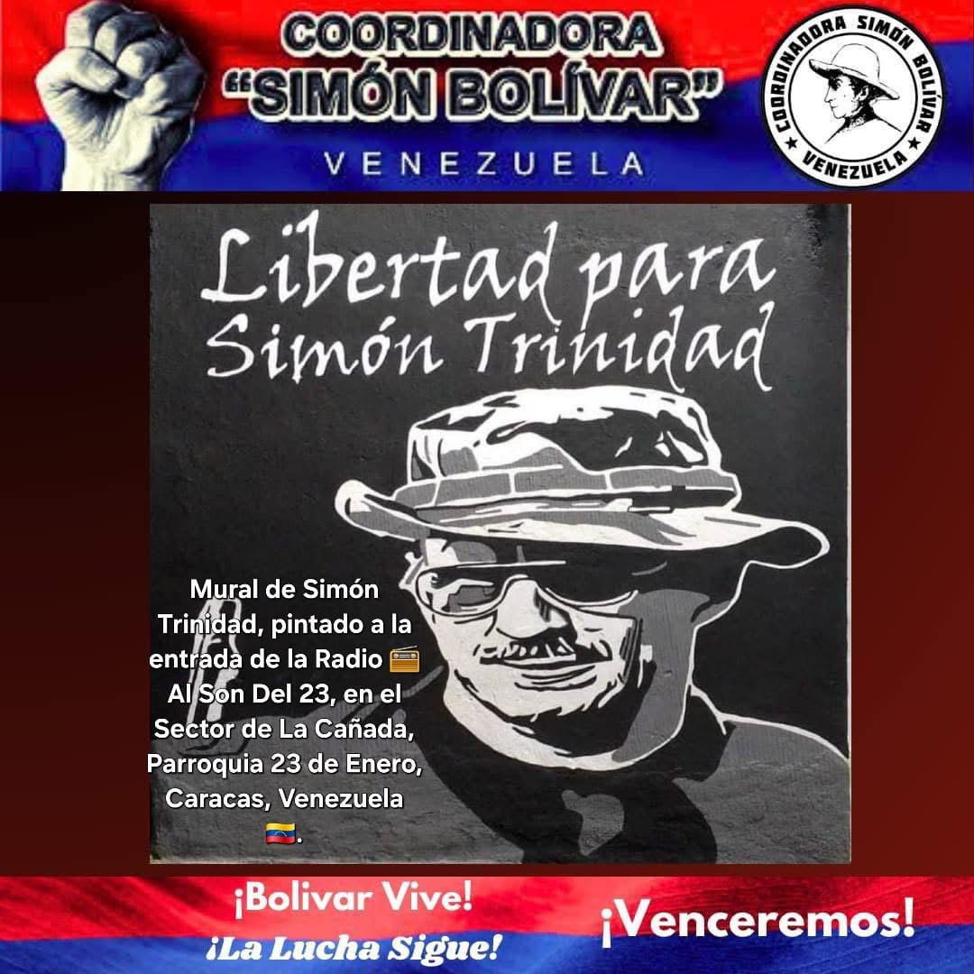 AlSondel23_'s tweet image. Desde la Coordinadora Simón Bolívar, repudiamos el ensañamiento cruel contra Simón Trinidad en cárceles de EE.UU. Un hombre de paz, secuestrado por defender los ideales del pueblo. La solidaridad no tiene fronteras cuando la dignidad está en juego. 🚩 #LibertadParaSimon #Solidari