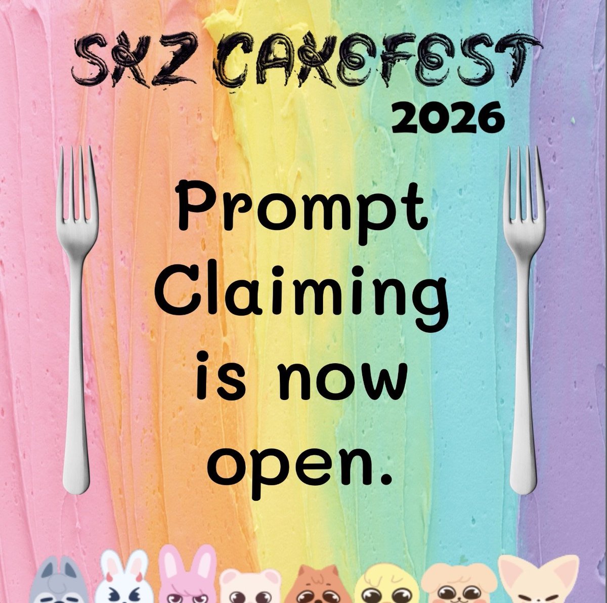 SKZCakefest - PROMPT CLAIMING tweet media