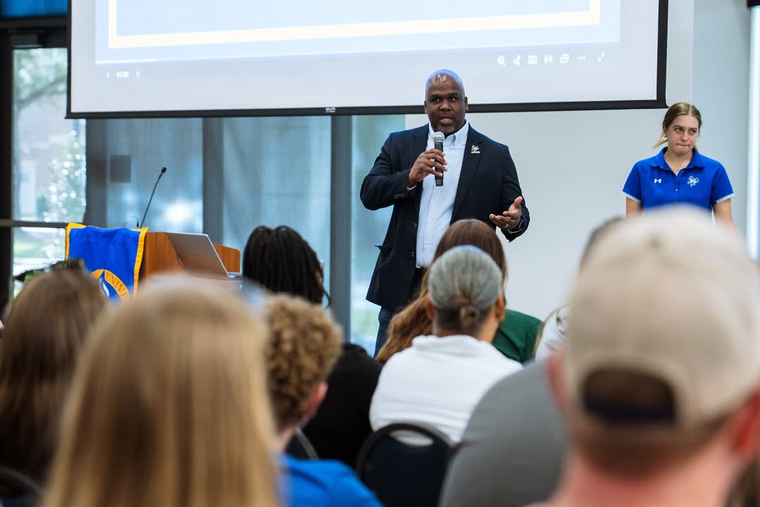 McNeesePrez's tweet photo. Saturday, we welcomed over 400 prospective students to McNeese State University Spring Preview Day. McNeese is a FIRST CHOICE institution, and that was on full display today. #GeauxPokes #RideForTheBrand #FindYourBreakthrough https://t.co/A2cTv3pJQq
