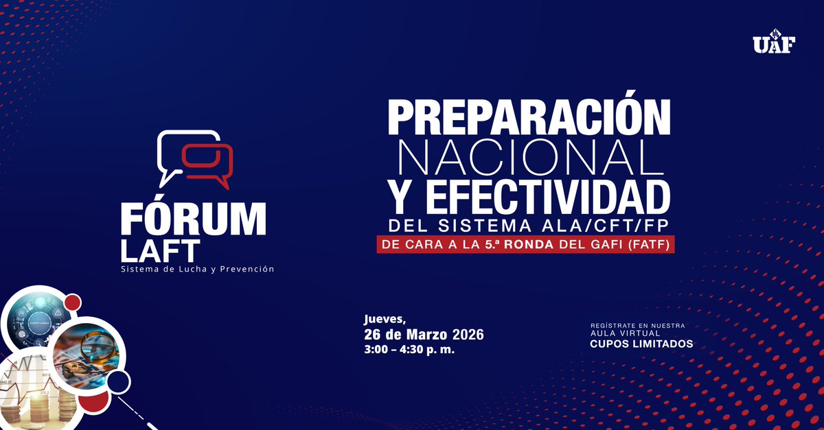 Unidad de Análisis Financiero UAF_RD tweet media