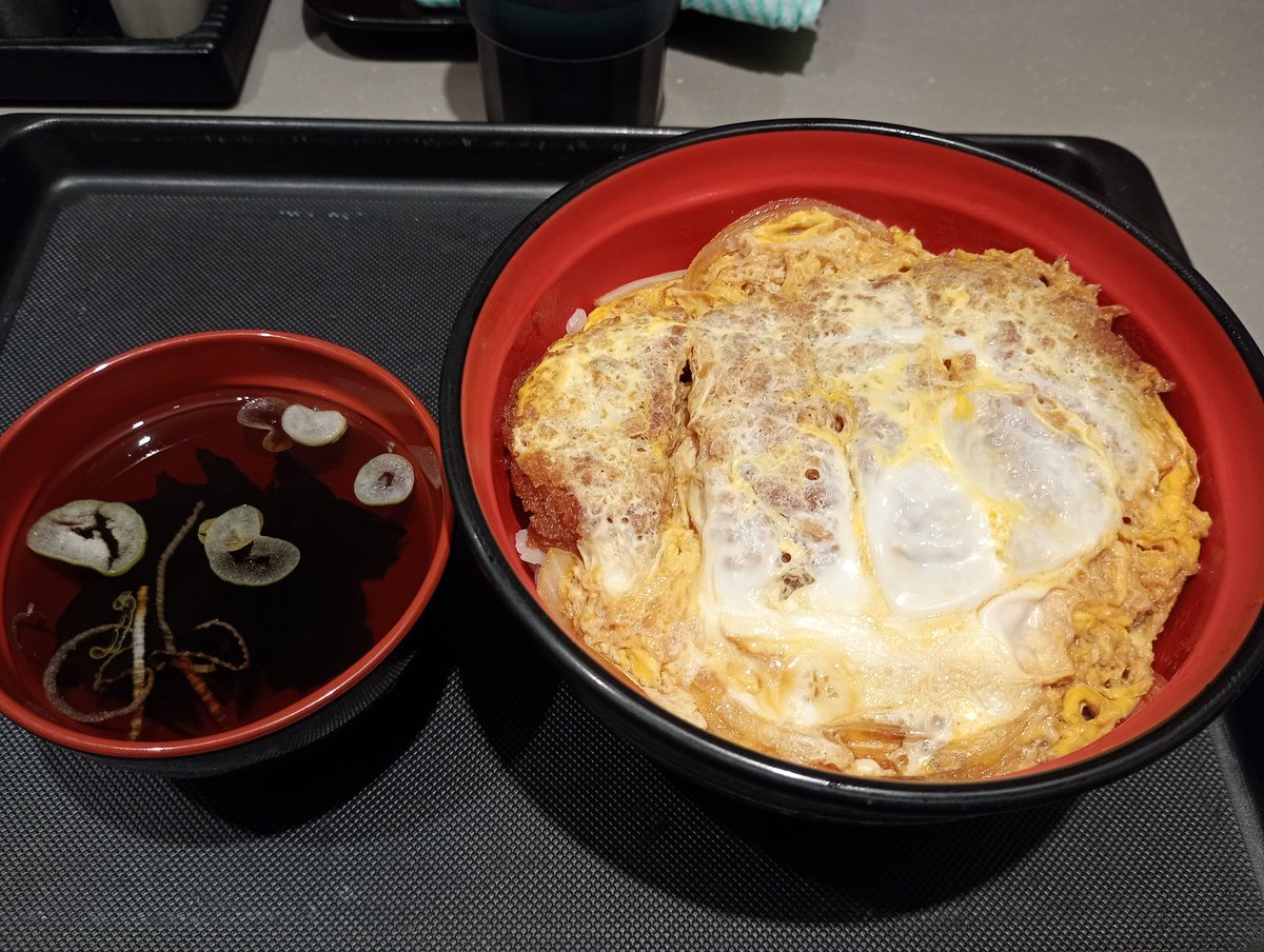 安定の神田富士そばのカツ丼　620円