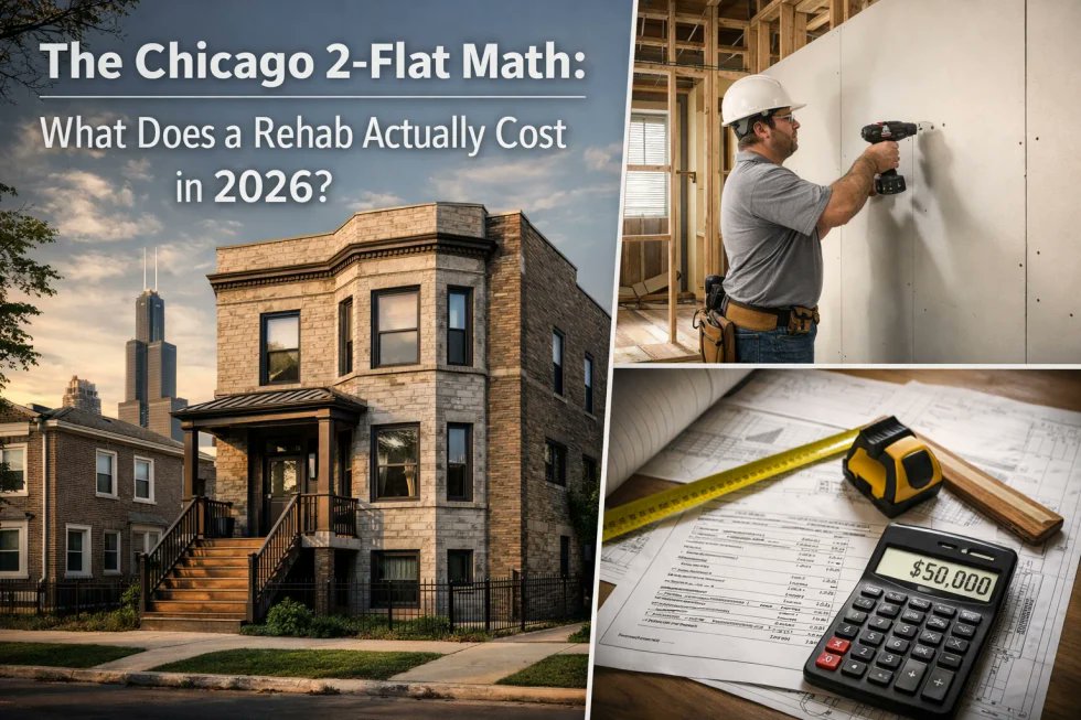 csccontractor's tweet photo. The Chicago 2-Flat Math: What Does a Rehab Actually Cost in 2026? https://t.co/ZWAzzByyLj https://t.co/mrW9fj3NY8