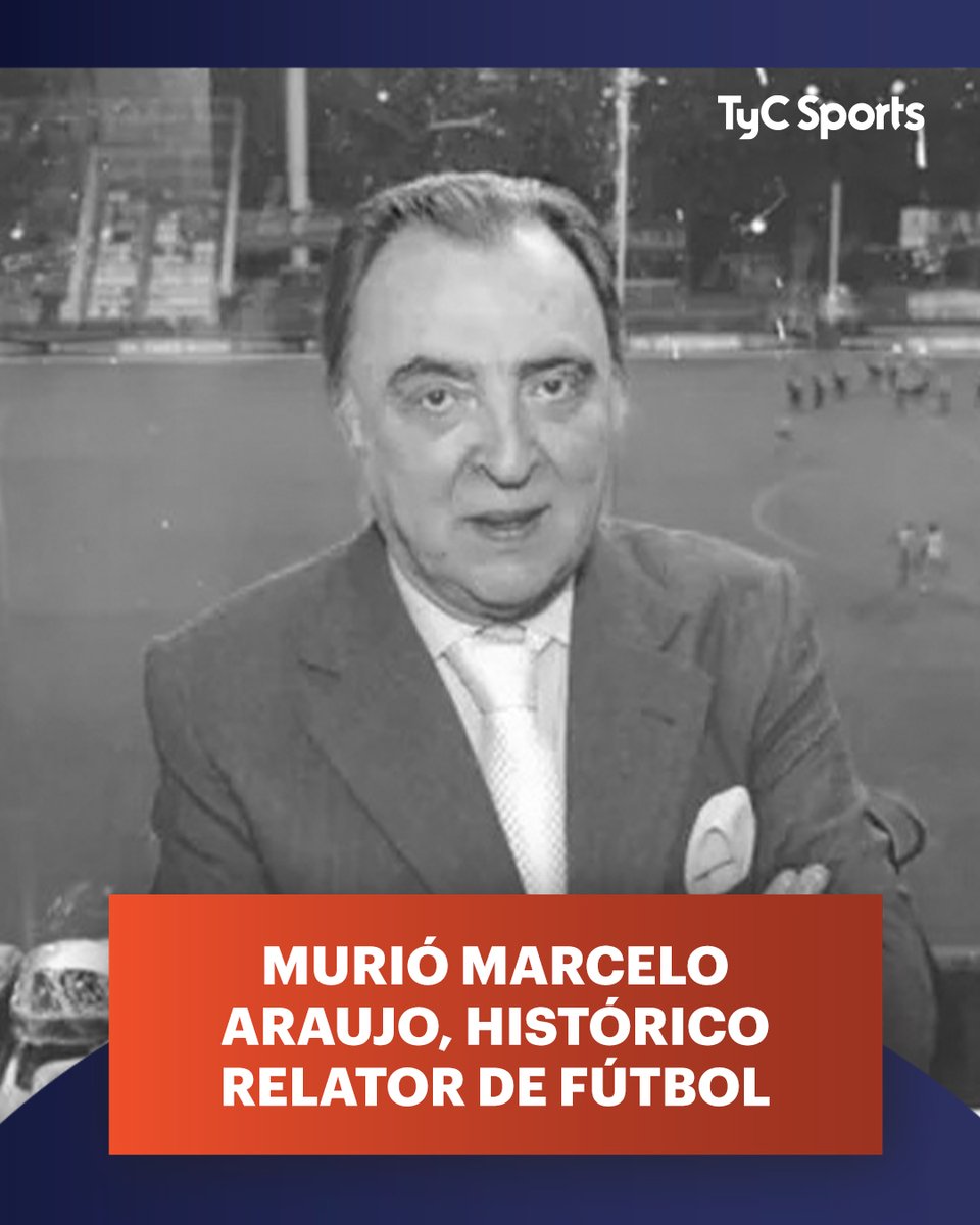 Falleció Marcelo Araujo, histórico relator de Fútbol de Primera y Fútbol Para Todos, que formó una inolvidable dupla con el comentarista Enrique Macaya Márquez y se convirtió en un ícono de la televisión argentina. Tenía 78 años.