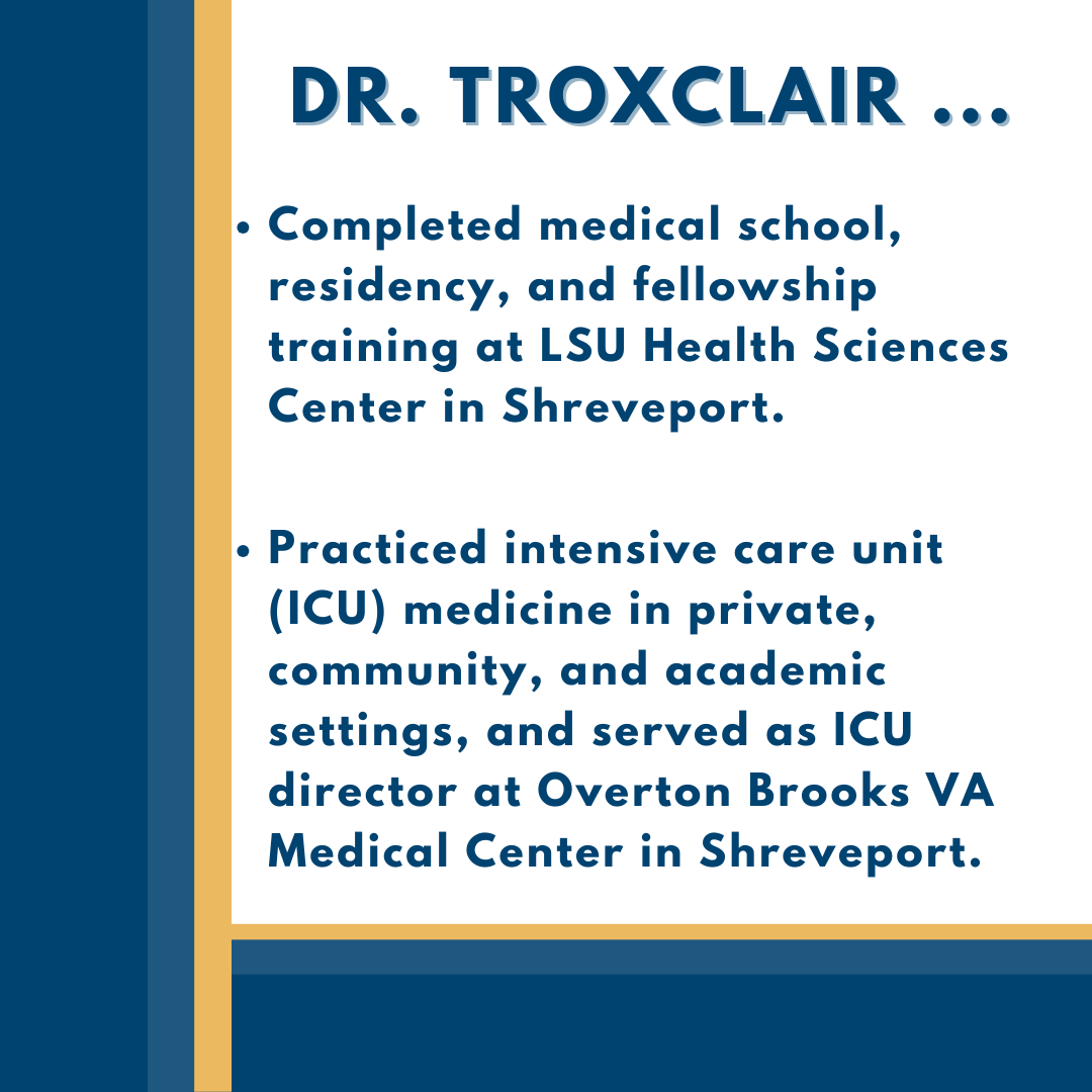 la_surgeon's tweet photo. The Louisiana Office of the Surgeon General is proud to welcome Dr. Sean Troxclair as Deputy Surgeon General. Dr. Troxclair brings a strong commitment to championing informed consent, the doctor-patient relationship, and whole-person health. https://t.co/E85k6TmIFj
