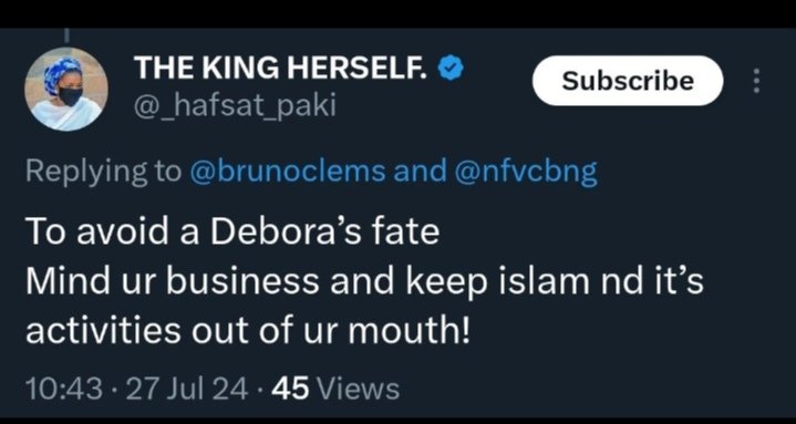 Dan_Danny00's tweet photo. @musa_kiliya Islam is peaceful because of a picture? Lol.

I know the demonic stuff they have done so a picture isn't going to convince me.

 Aren't the same people who stoned and burnt that Nigerian girl because they accused her of blasphemy?

I don't even trust Muslim girls. https://t.co/1NtYmCQXq6