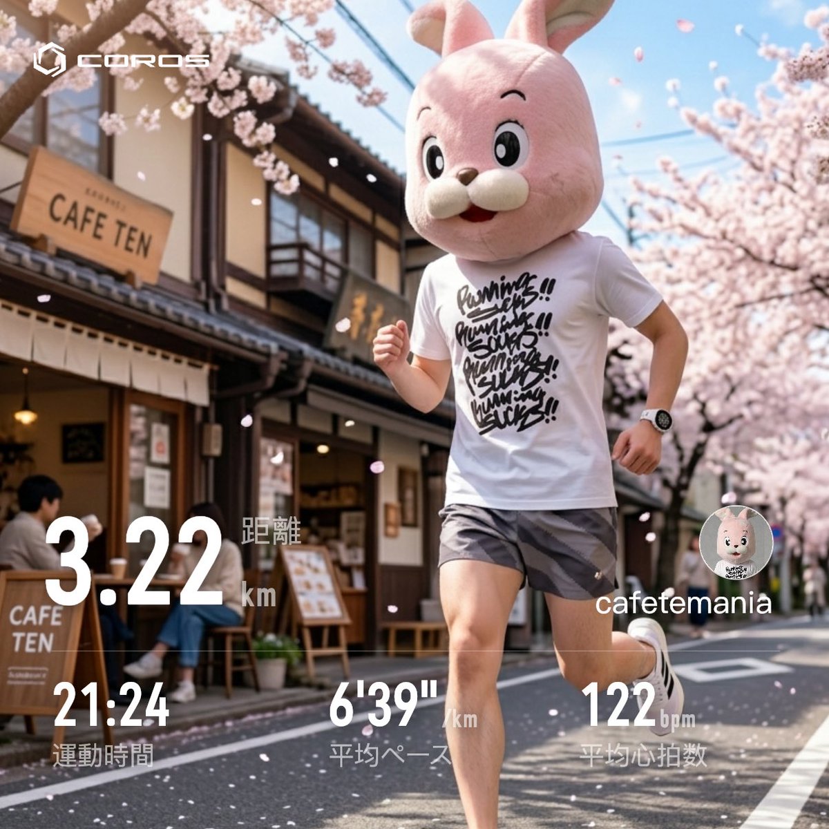 3.22km。まずはここから。