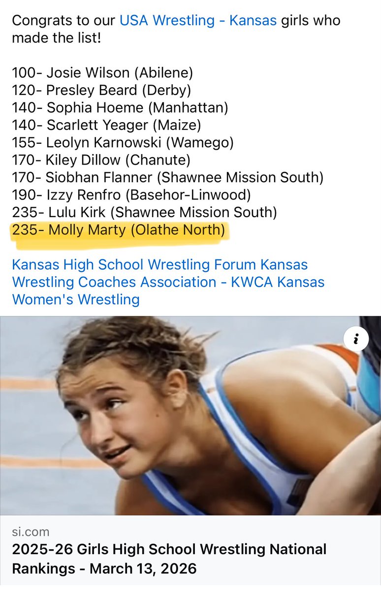 ON Girls Wrestling tweet media