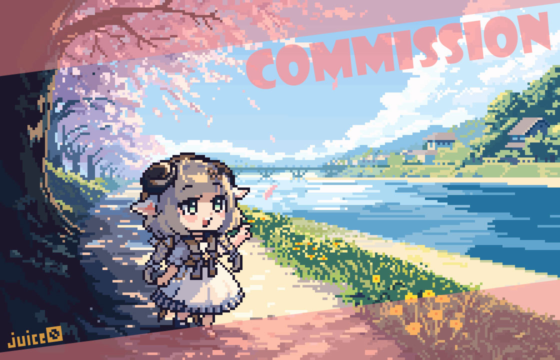 ジュースボックス@ドット絵 skeb open tweet media