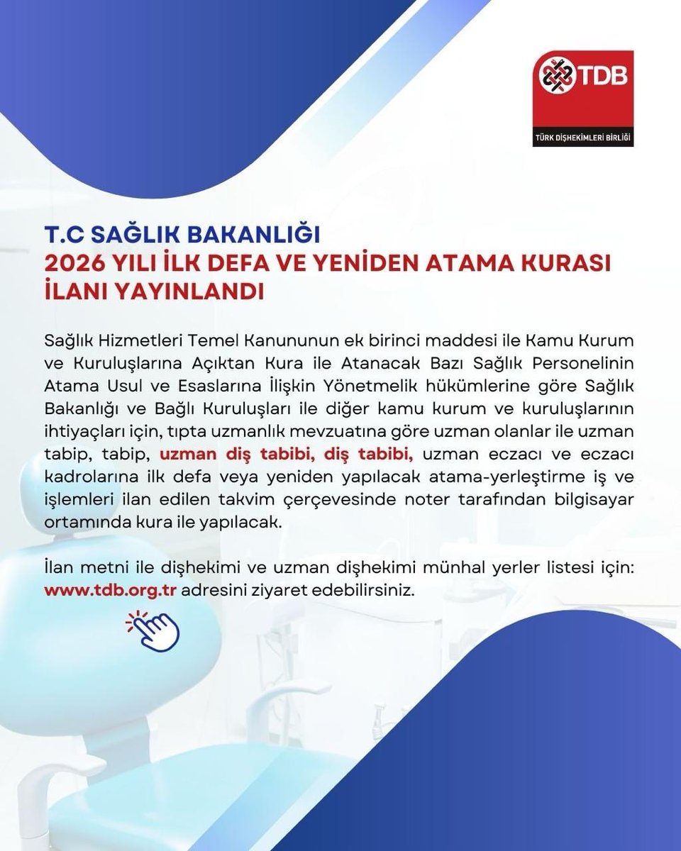 Türk Dişhekimleri Birliği tweet media