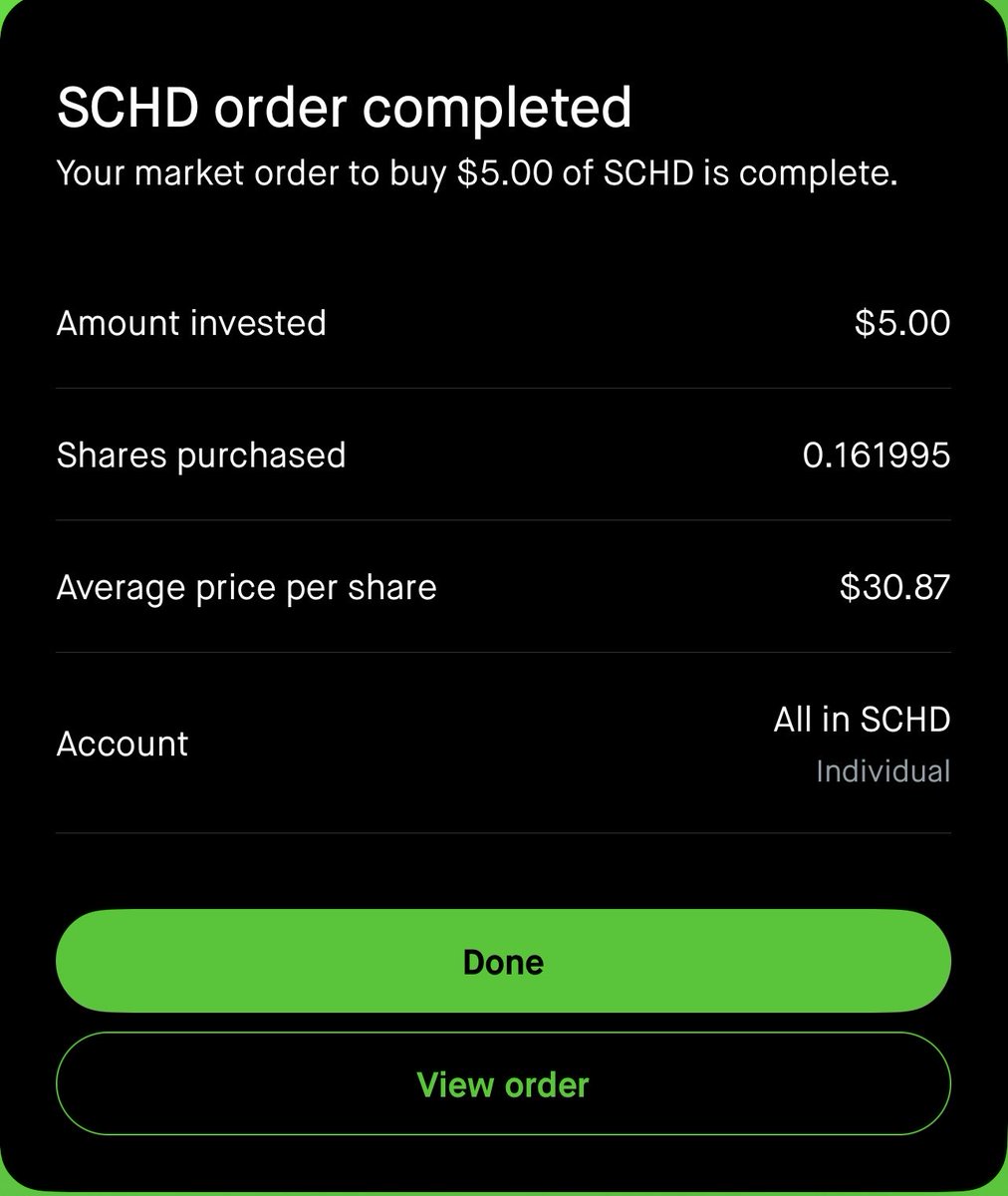 SCHD Accumulator tweet media
