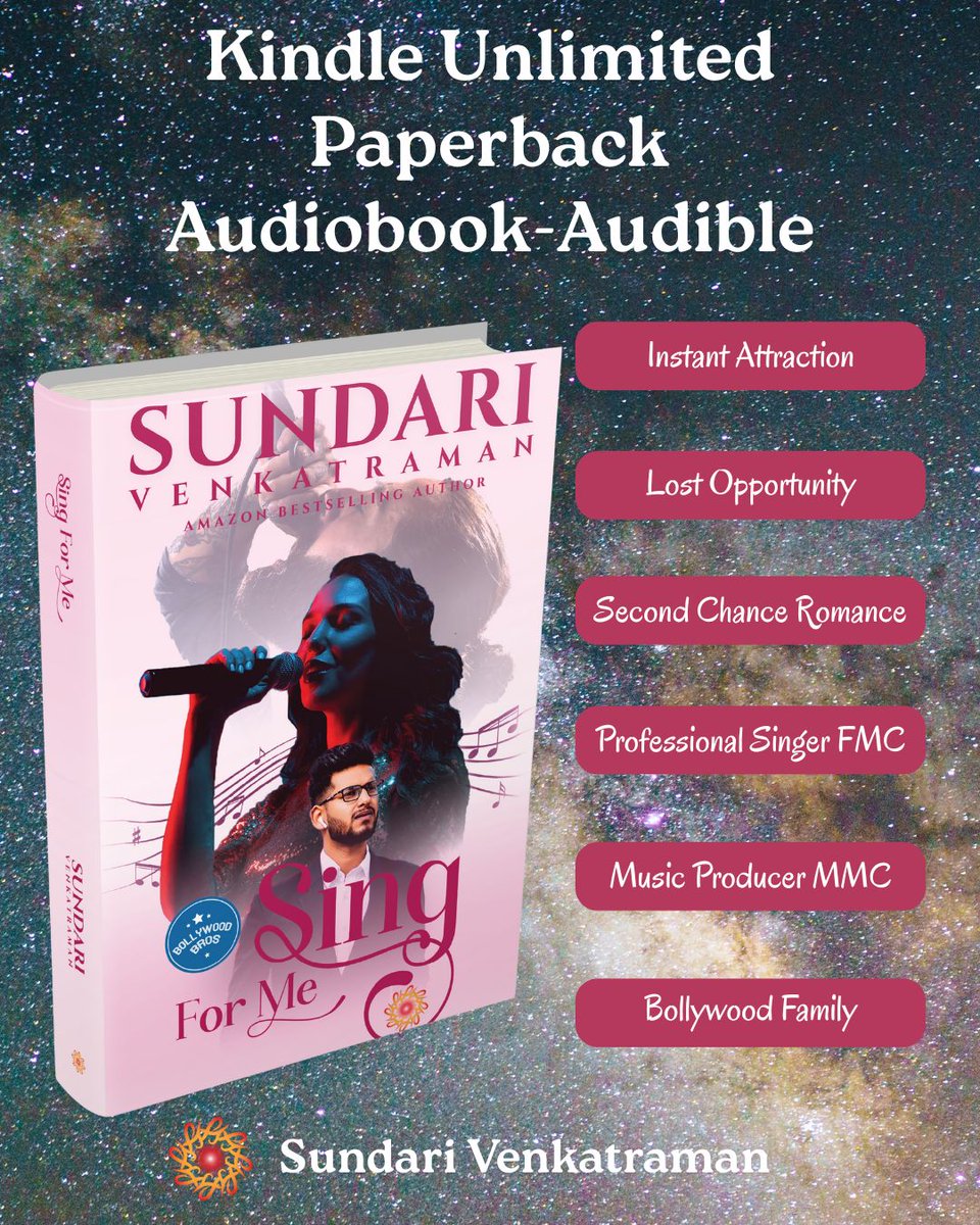 sundarivenkat's tweet photo. SING FOR ME #SingForMe #BollywoodBros #romancenovel #Romance #Paperback #BollywoodRomance #SundariVenkatraman #bestseller Vivaan, who had appeared like a tall and lanky man-next-door to her earlier, suddenly seemed to take on a hero persona. @Flipkart https://t.co/fcKKzh0aoy https://t.co/Ilj7wftJFE