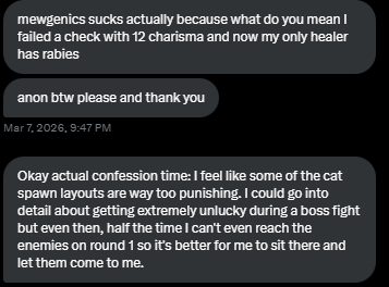 Mewgenics Takes & Confessions tweet media