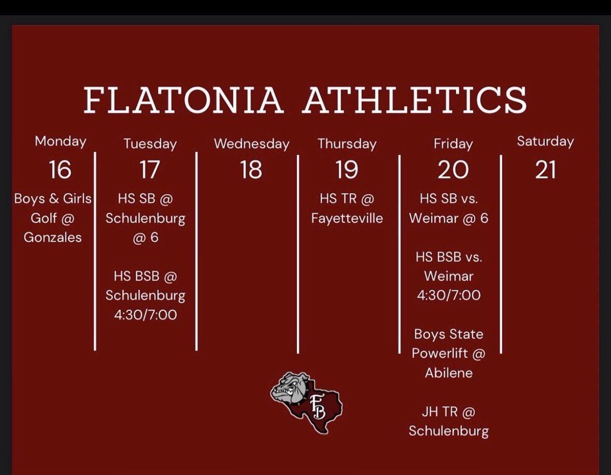 Flatonia Athletics tweet media